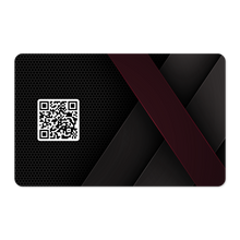 Load image into Gallery viewer, Touchless NFC Card (Black and Red Metallic)
