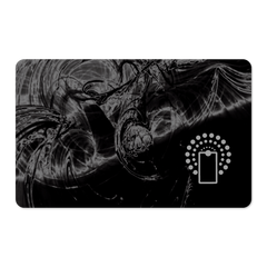 Touchless NFC Card (Black and White Ripple) Image