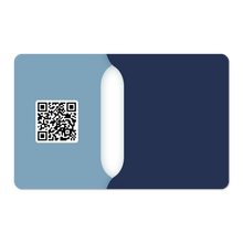 Load image into Gallery viewer, Touchless NFC Card (Blue and White)