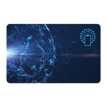 Load image into Gallery viewer, Touchless NFC Card (Cyber Globe)