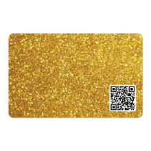 Load image into Gallery viewer, Touchless NFC Card (Golden Glitter)