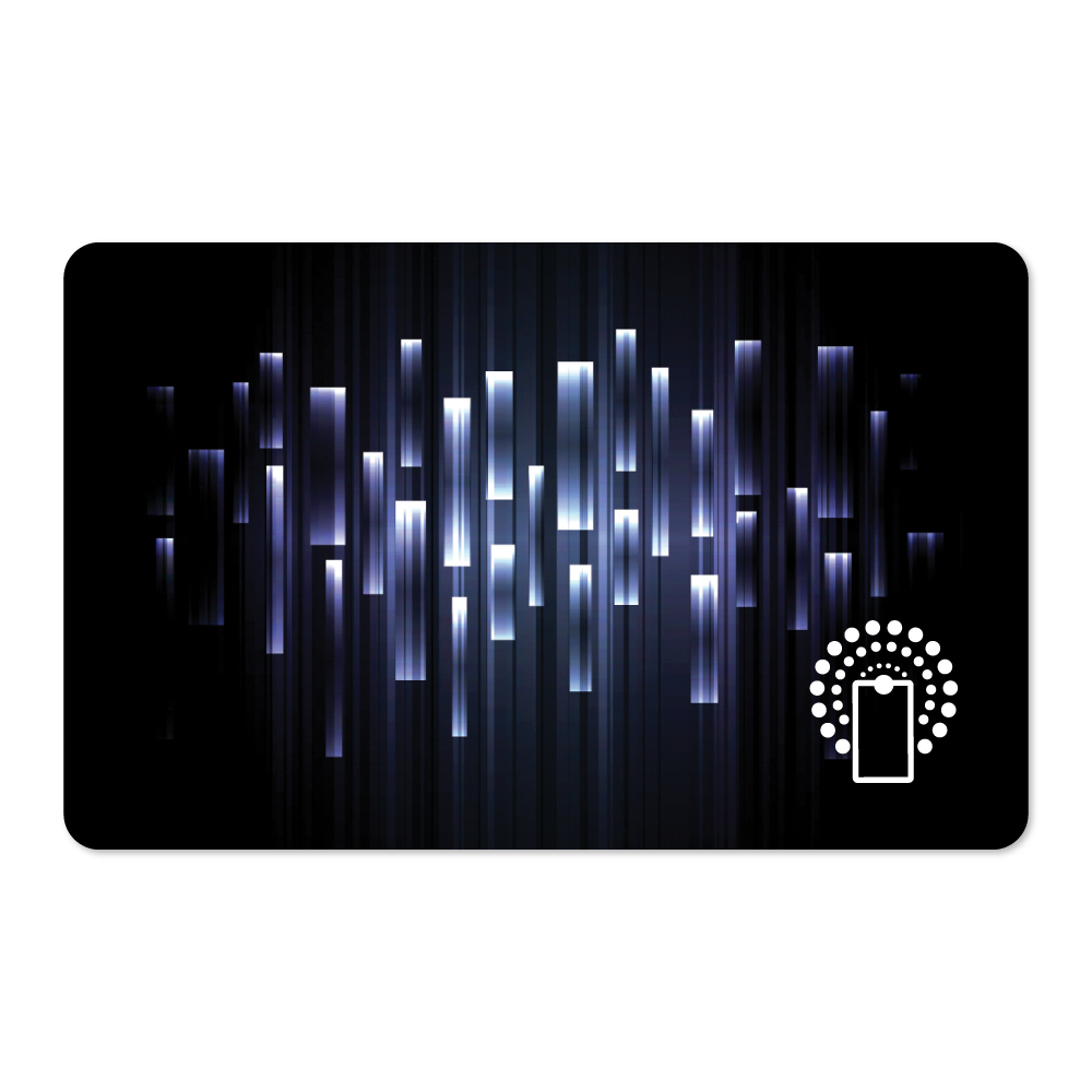 Touchless NFC Card (Light Bars) BitSignal