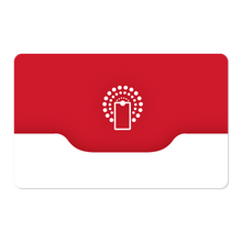 Load image into Gallery viewer, Touchless NFC Card (Red and White)