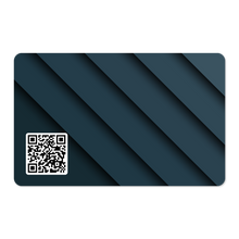 Load image into Gallery viewer, Touchless NFC Card (Teal Stacked)