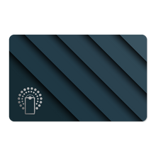 Load image into Gallery viewer, Touchless NFC Card (Teal Stacked)