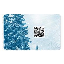 Load image into Gallery viewer, Touchless NFC Card (Winter Forest)
