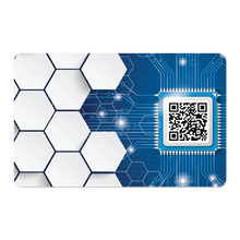 Load image into Gallery viewer, Wireless NFC Card (Blue and White Tech)