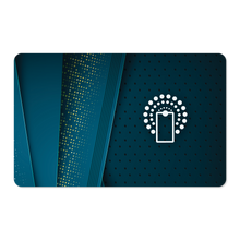 Load image into Gallery viewer, Wireless NFC Card (Blue With Stacks)