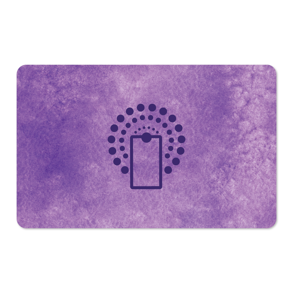 Wireless NFC Card Hazy Purple BitSignal wireless-nfc-card-hazy-purple-bitsignal