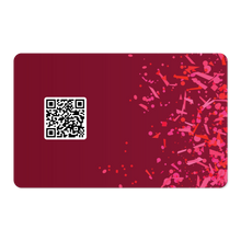Load image into Gallery viewer, Wireless NFC Card (Red Splatter)