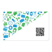 Load image into Gallery viewer, Wireless NFC Card (White with Icons)