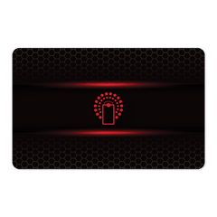 Touchless NFC Card (Black With Red Highlights) Image