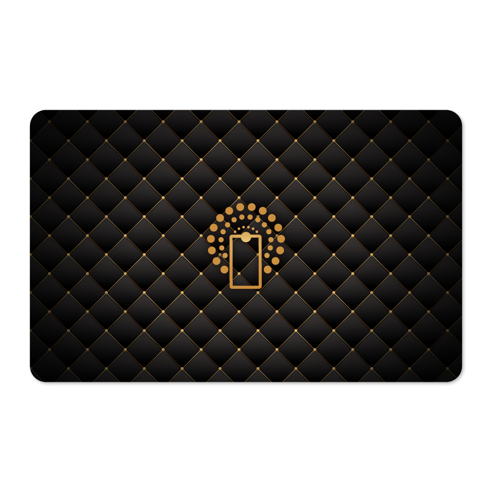 Touchless NFC Card (Black and Gold Mesh)