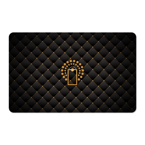 Touchless NFC Card (Black and Gold Mesh) Image