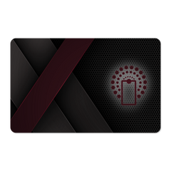 Touchless NFC Card (Black and Red Metallic) Image