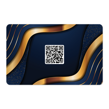 Load image into Gallery viewer, Touchless NFC Card (Blue and Gold)
