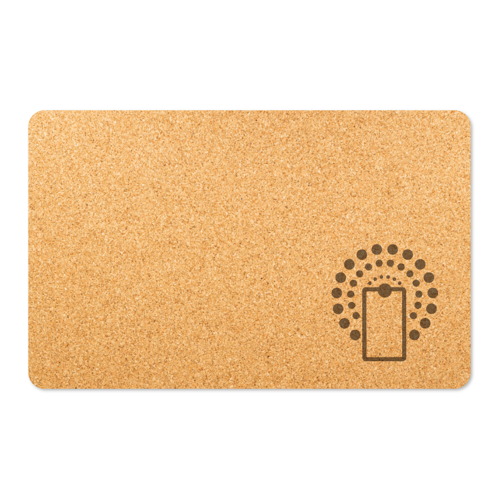 Touchless NFC Card (Corkboard)