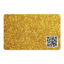 Load image into Gallery viewer, Touchless NFC Card (Golden Glitter)
