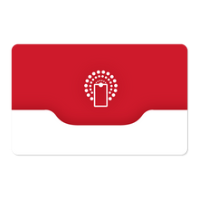Load image into Gallery viewer, Touchless NFC Card (Red and White)
