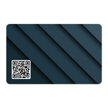 Load image into Gallery viewer, Touchless NFC Card (Teal Stacked)
