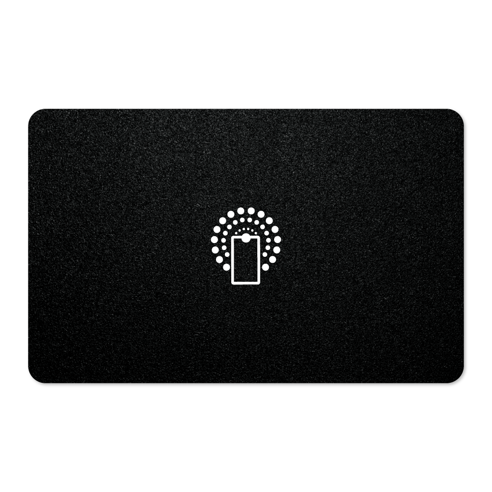 Wireless NFC Card (Black Velvet)