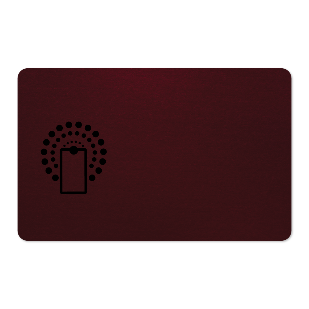 Wireless NFC Card (Burgundy)