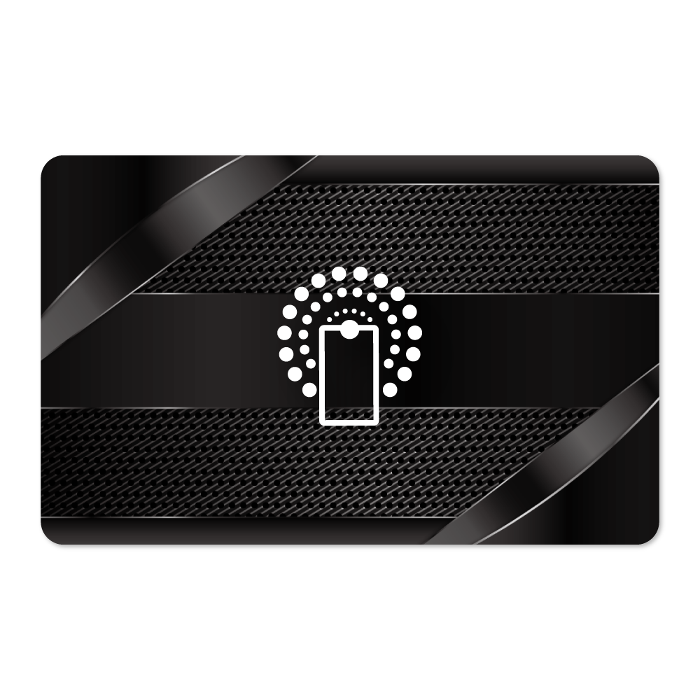Wireless NFC Card (Stylish Black)