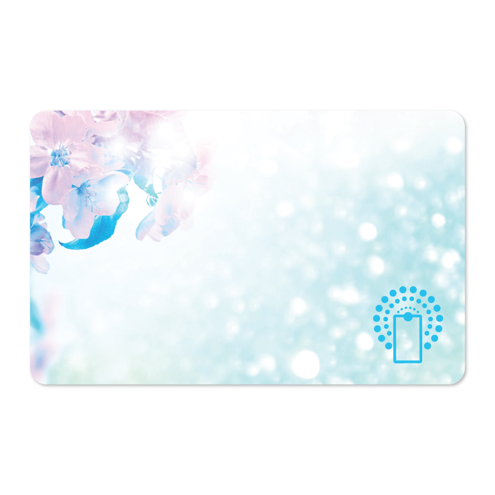 Wireless NFC Card (Flowered Corner)
