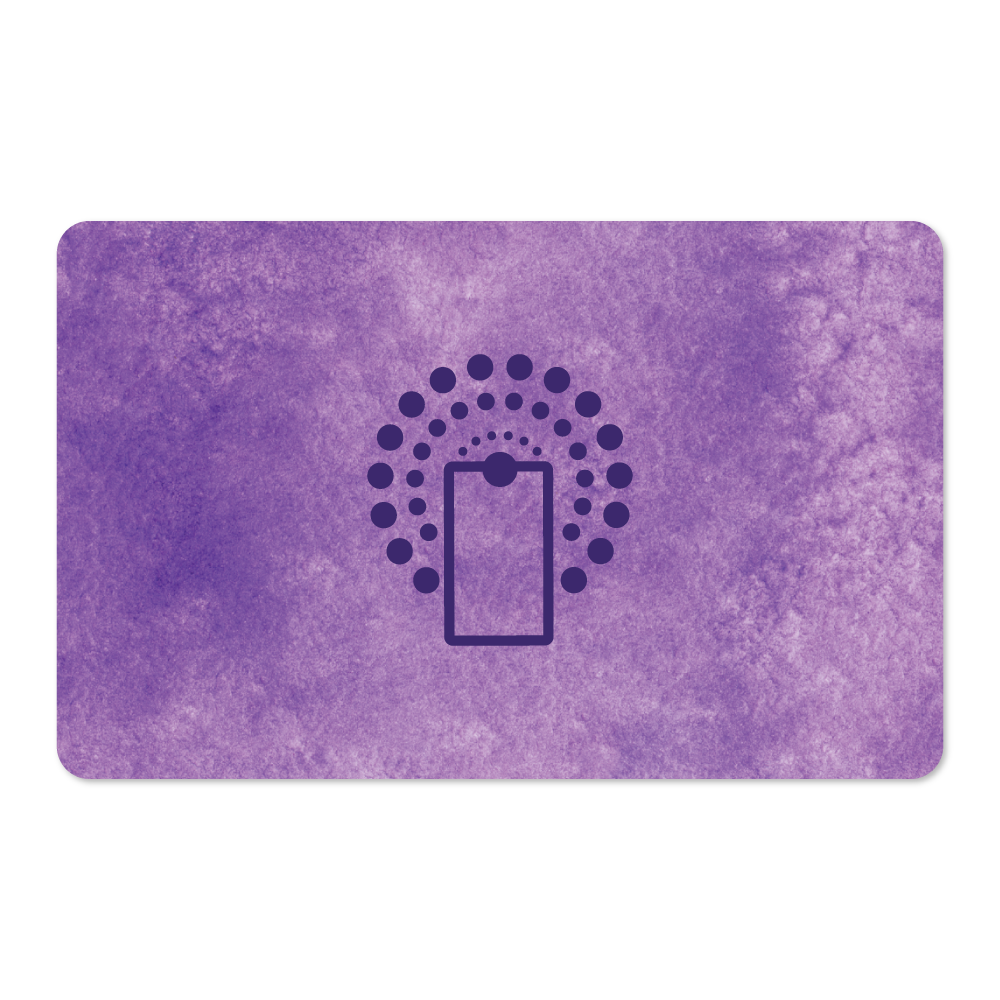 Wireless NFC Card (Hazy Purple)