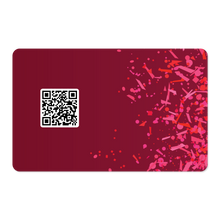 Load image into Gallery viewer, Wireless NFC Card (Red Splatter)
