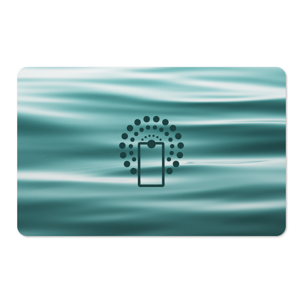 Wireless NFC Card (Water) – BitSignal