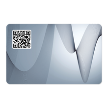 Load image into Gallery viewer, Wireless NFC Card (White With Waves)
